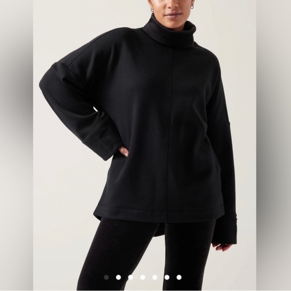 Tops - Athleta Cozy Karma Funnel Neck Sweatshirt Size Large